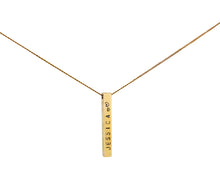 Load image into Gallery viewer, 9ct Gold Favori Bar Pendant