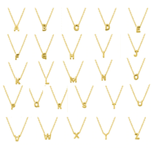 Load image into Gallery viewer, Gold Plated Sterling Silver Initial Necklace